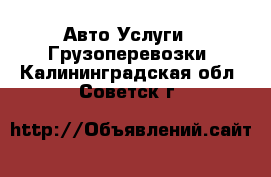 Авто Услуги - Грузоперевозки. Калининградская обл.,Советск г.